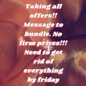 6/17 SALE GETTING RID OF EVERYTHING ON MY PAGE